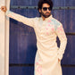 PEACH PUFF BIRD KURTA AND PAYJAMA