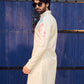 PEACH PUFF BIRD KURTA AND PAYJAMA