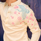 PEACH PUFF BIRD KURTA AND PAYJAMA