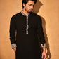 Black Embroidered Work Kurta With Paijama