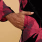 RED BUTTER FLY PRINTED KURTA SET
