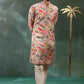 MIX FLOWER PRINTED WORK KURTA PAJAMA SET FOR MEN'S